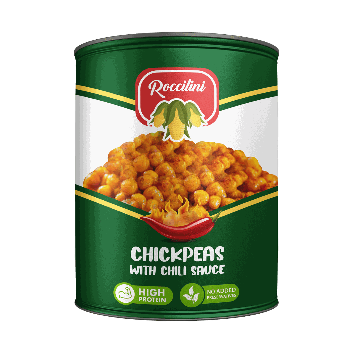 Chickpeas with chili