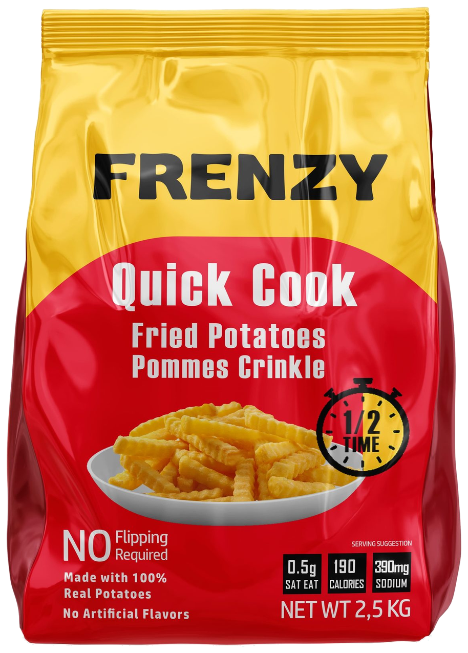 Pommes crinkle